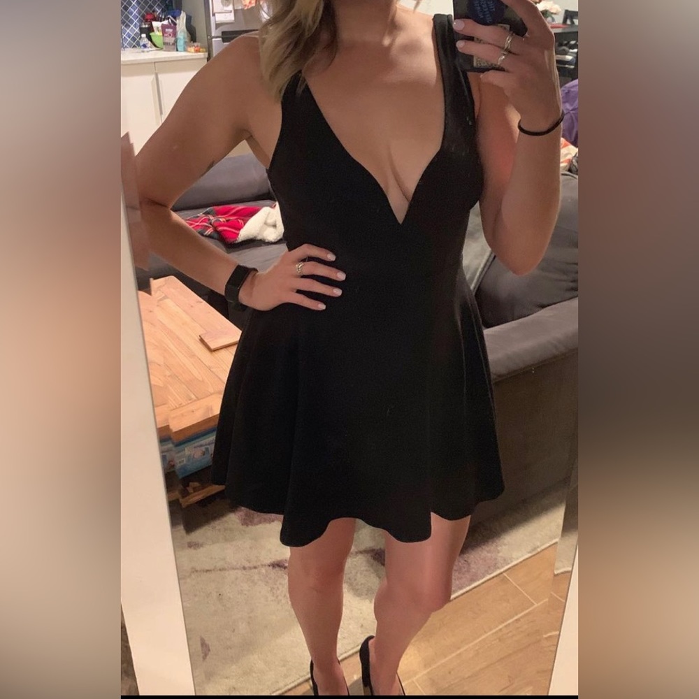 Size small black mini dress